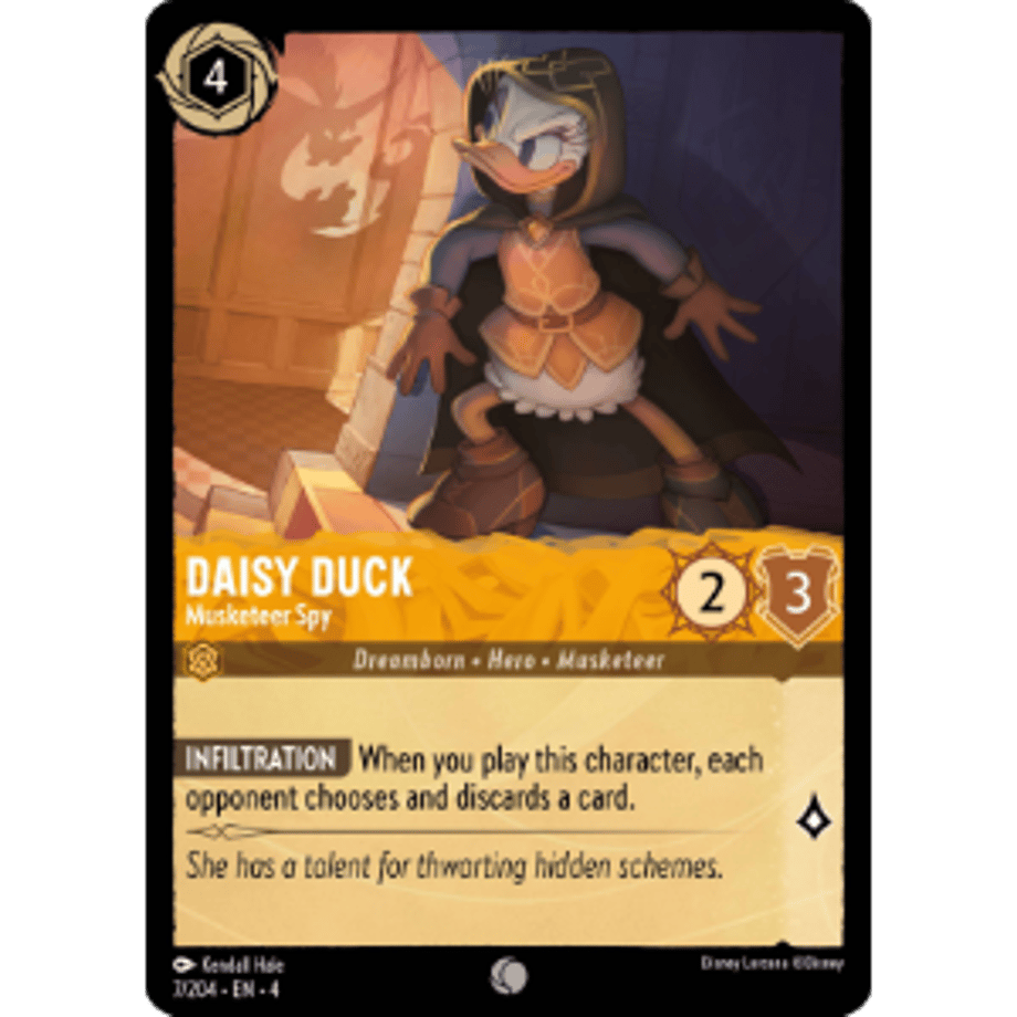 LORCANA Daisy Duck (Musketeer Spy) - 7/204-EN-4