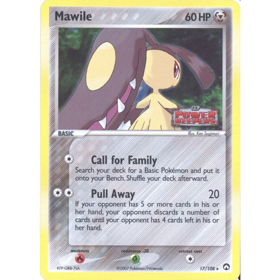 クチート （ワールドチャンピオンズパック絵柄） / Mawile - Power Keepers (17/108) 【ホロ・ロゴあり】