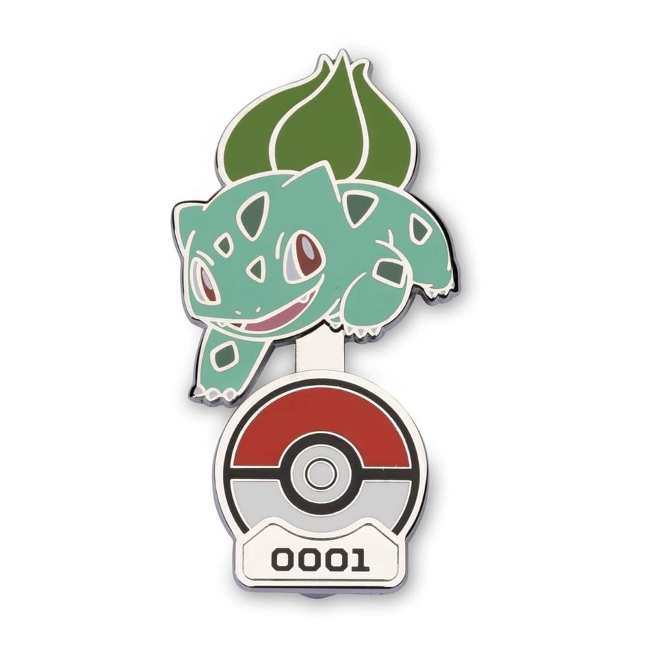 Pokemon Center Exclusive Bulbasaur Standing Pin