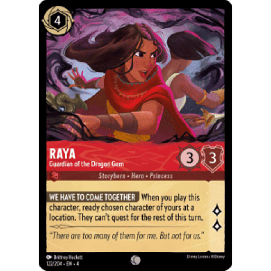 LORCANA Raya (Guardian of the Dragon Gem) - 122/204-EN-4