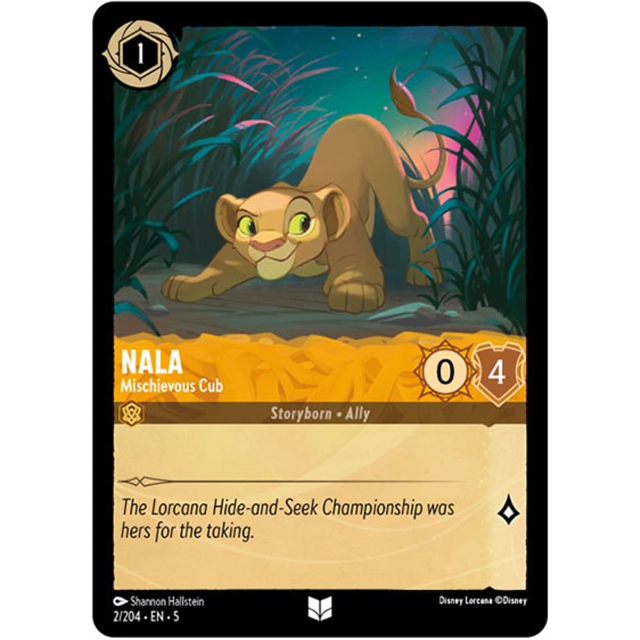 LORCANA Nala (Mischievous Cub) - 2/204-EN-5