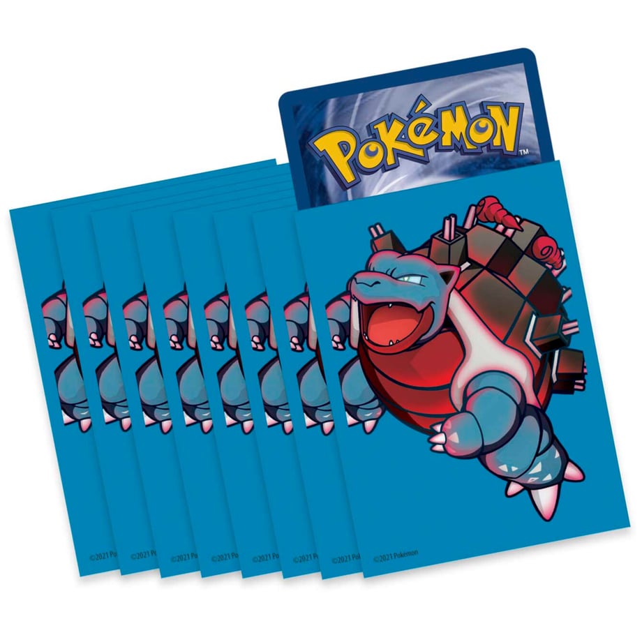 Pokemon Card Blastoise VMAX Battle Box Card Sleeves (65 cards) [Gigantamax Blastoise]