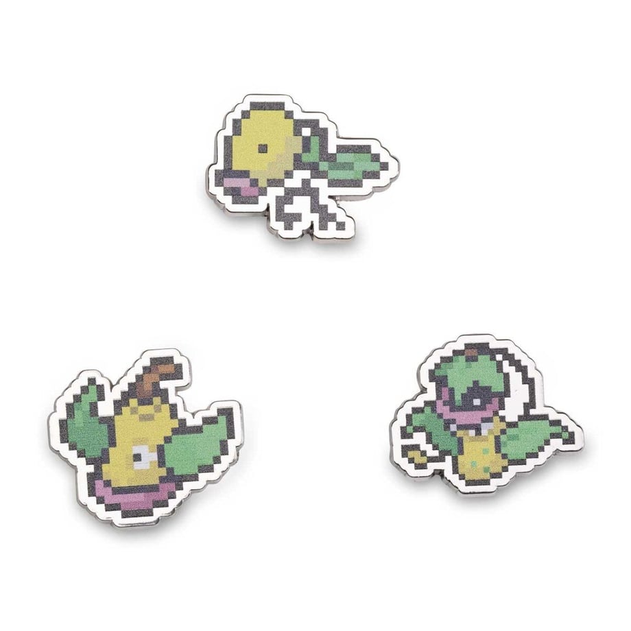 Pokémon Center Exclusive Pixel Pins: Madatsubomi, Utsudon, and Utsubot