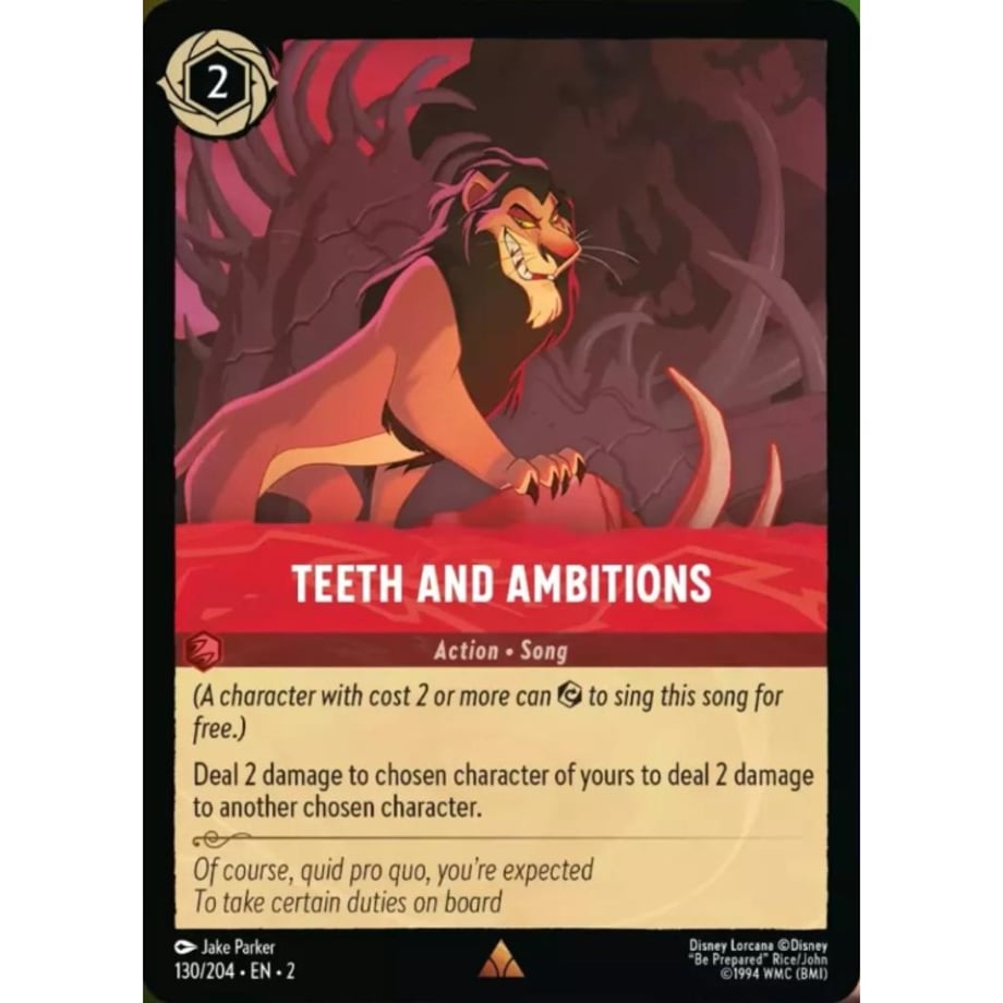 LORCANA Teeth and Ambitions - 130/204-EN-2