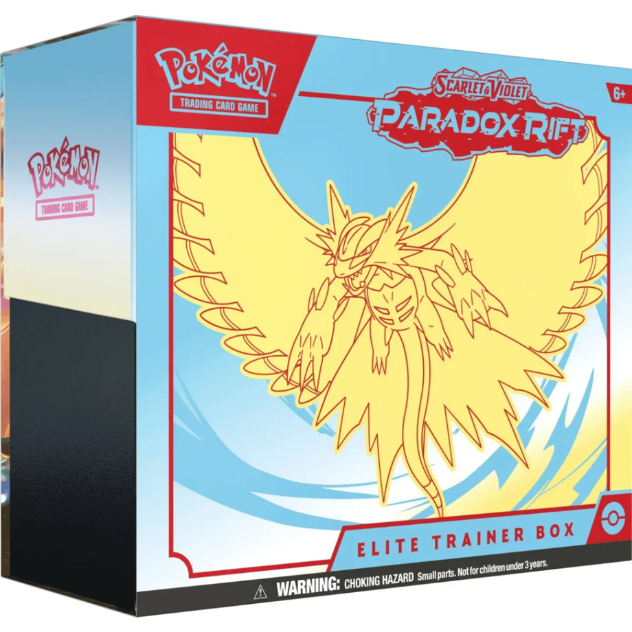 [Box may be crushed] Pokemon Card Paradox Rift Elite Trainer Box (Todorokutsuki) (Blue/Yellow)