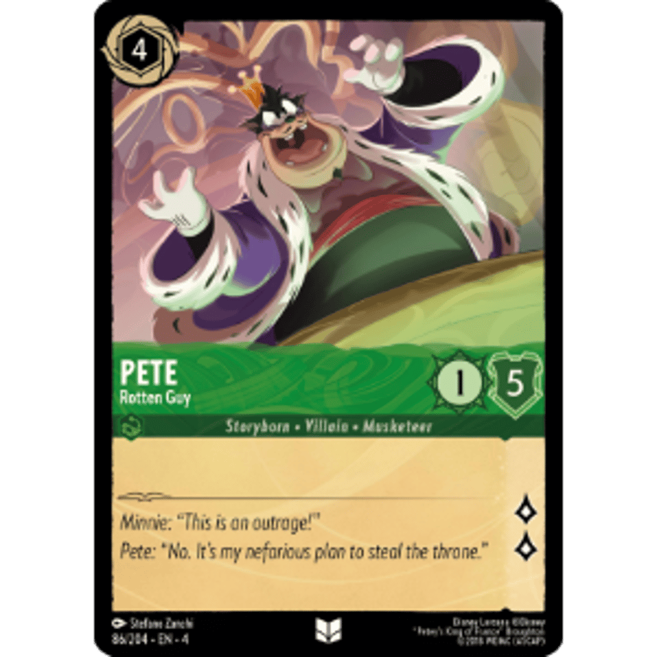 LORCANA Pete [Uncommon] / Pete (Rotten Guy) - 86/204-EN-4