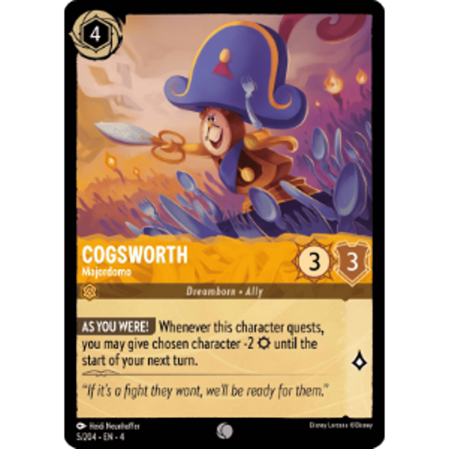 LORCANA Cogsworth [Common] / Cogsworth (Majordomo) - 5/204-EN-4