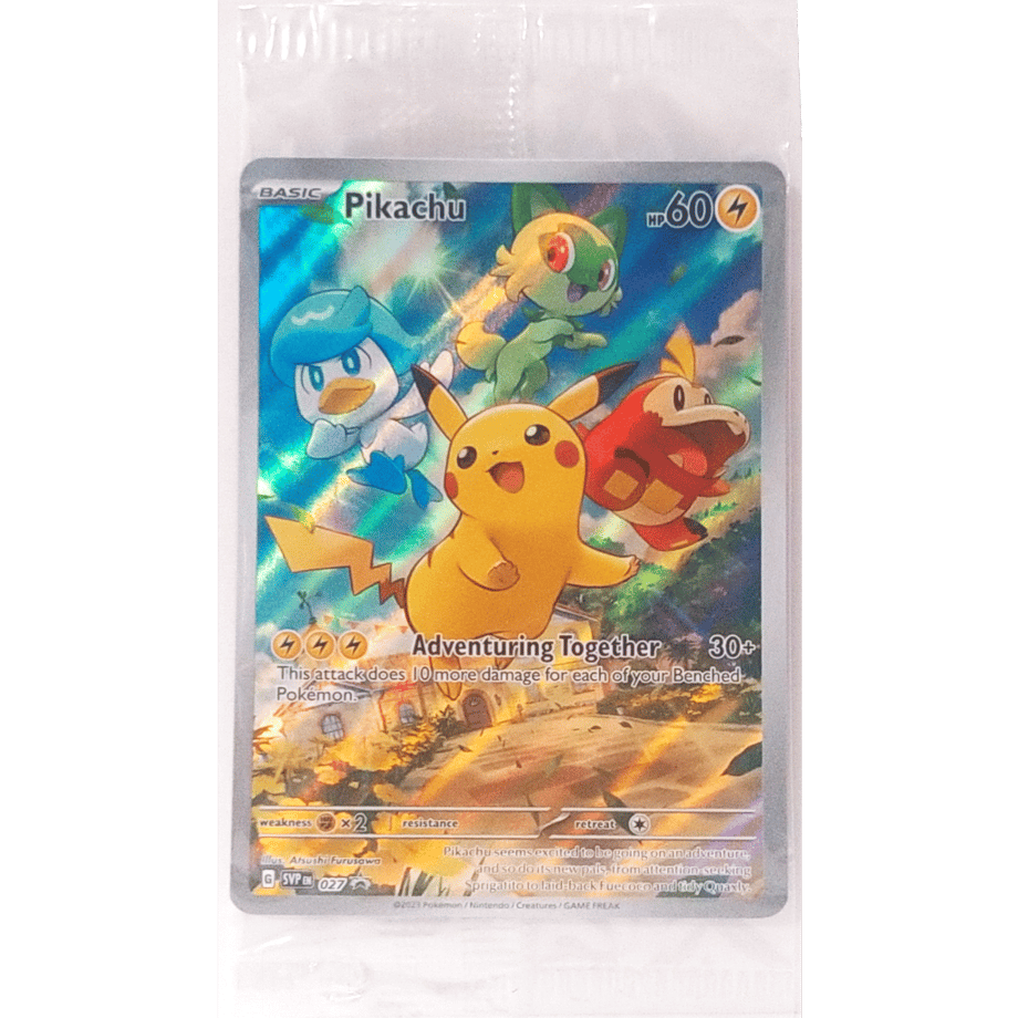 [Unopened Promo] Scarlet Violet Early Purchase Bonus Pikachu Promo / Pikachu (SVP EN 027)