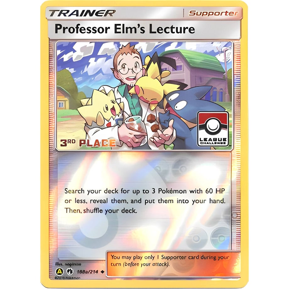 Professor Elm's Lecture - League &amp; Championship Cards (188a/214)