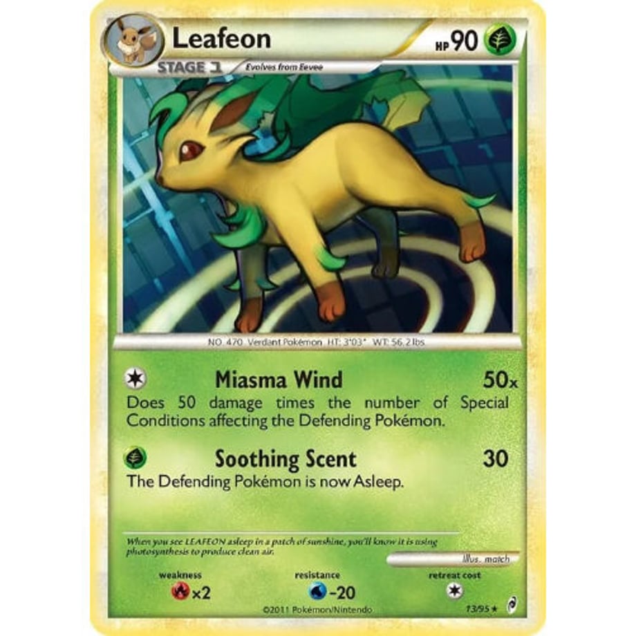 Leafeon [Overseas exclusive design] / Leafeon - Call of Legends (13/95)