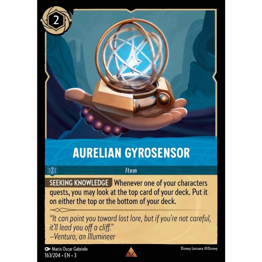 LORCANA Aurelian Gyrosensor [Rare] / Aurelian Gyrosensor - 163/204-EN-3