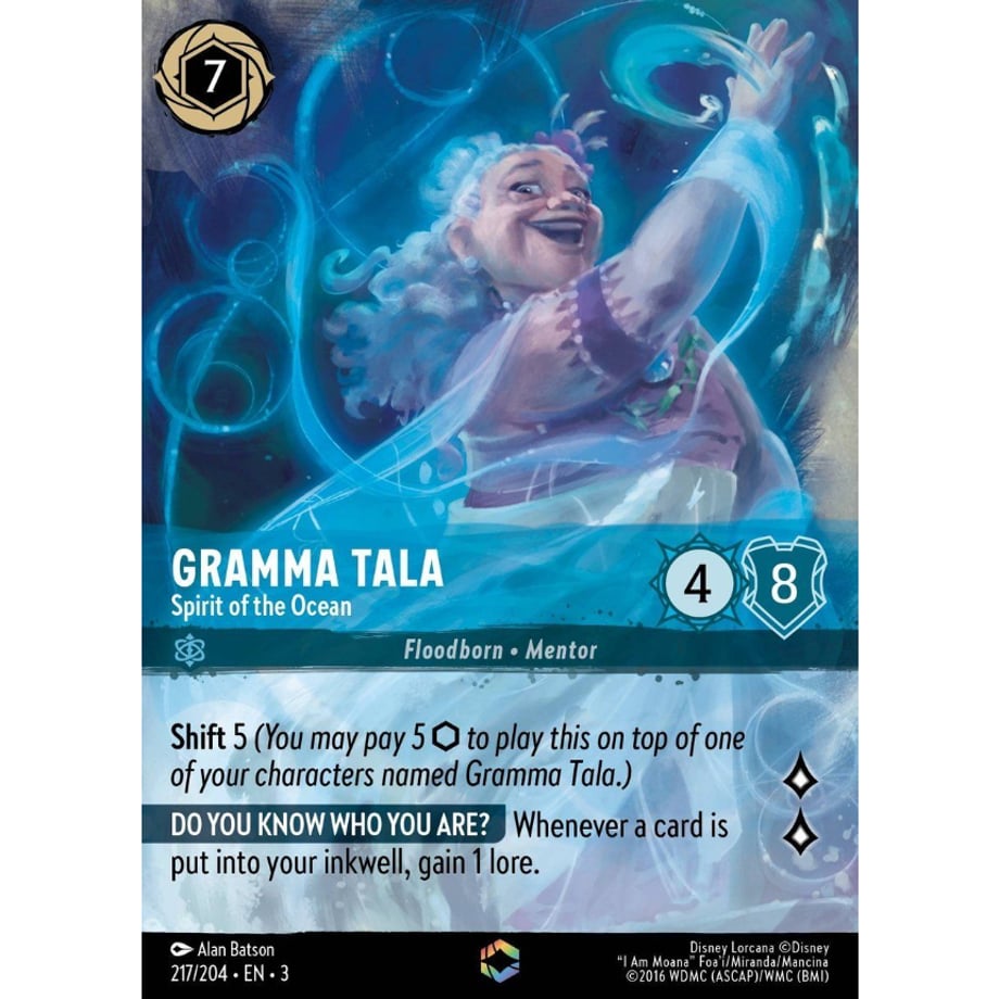 LORCANA Gramma Tala (Spirit of the Ocean) - 217/204-EN-3