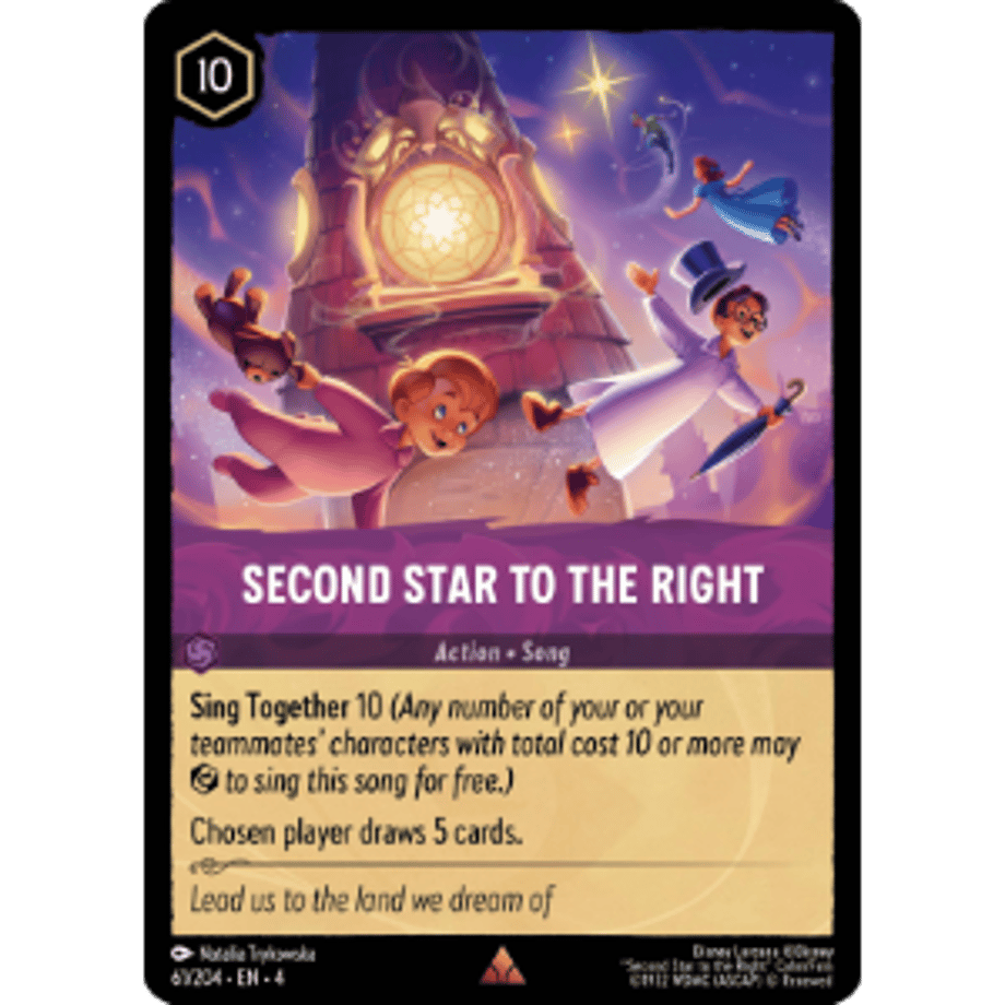 LORCANA 右から2番目の星【レア】 / Second Star To The Right - 61/204-EN-4