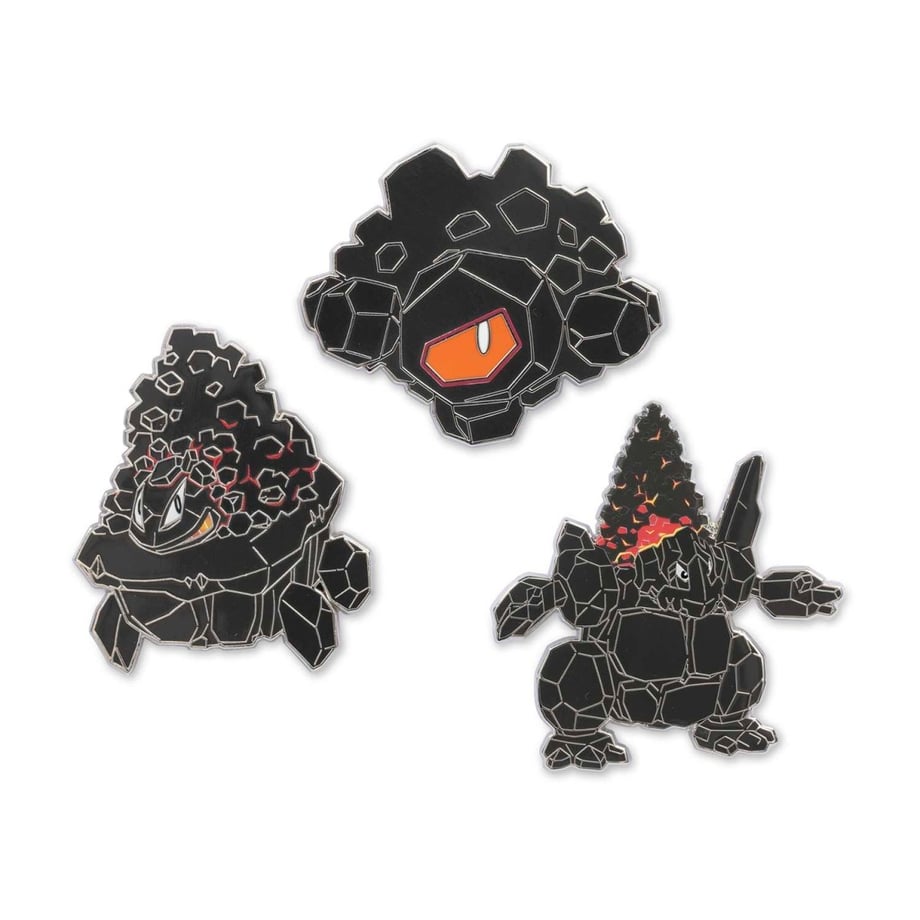 Pokémon Center exclusive: Tandon, Trogon, and Sekitanzan pin