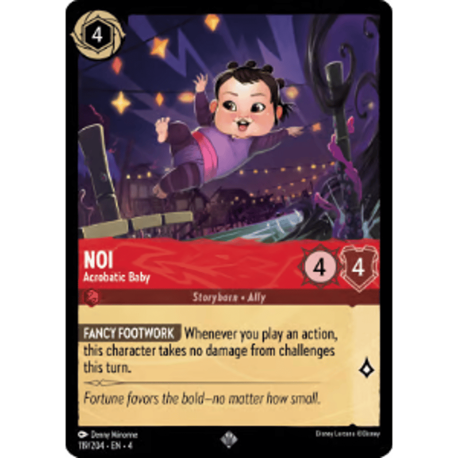 LORCANA Noi [Super Rare] / Noi (Acrobatic Baby) - 119/204-EN-4