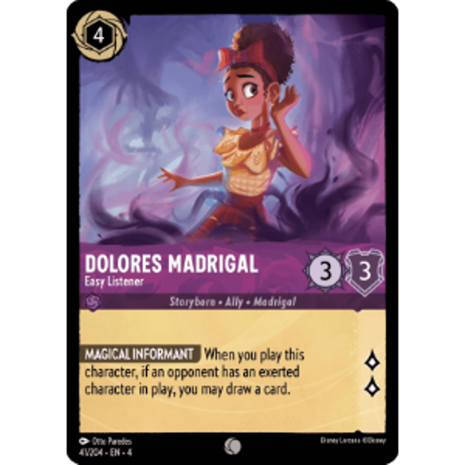 LORCANA Dolores Madrigal [Common] / Dolores Madrigal (Easy Listener) - 41/204-EN-4