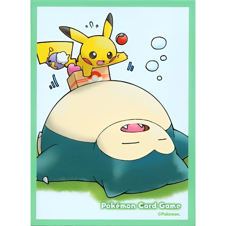 [Rose] Japanese Edition September-November 2020 Pokemon Card Regular Delivery Sleeves (2020) [Snorlax &amp; Pikachu]