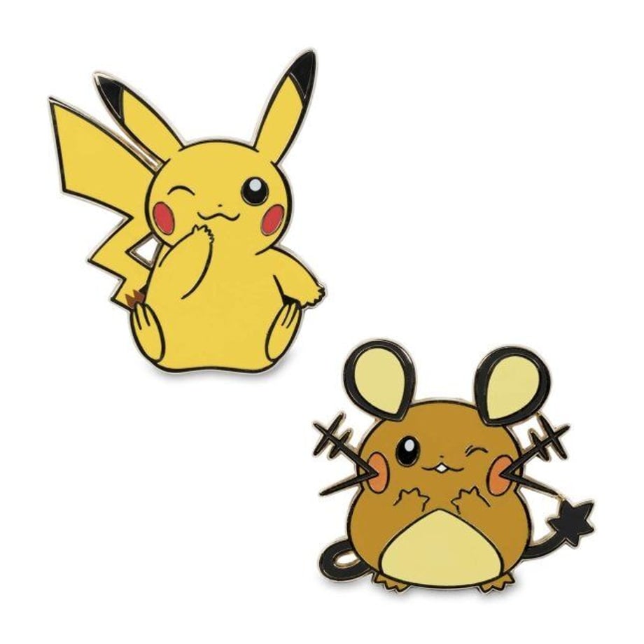 ポケモンセンター限定 ピカチュウ & デデンネ ピン