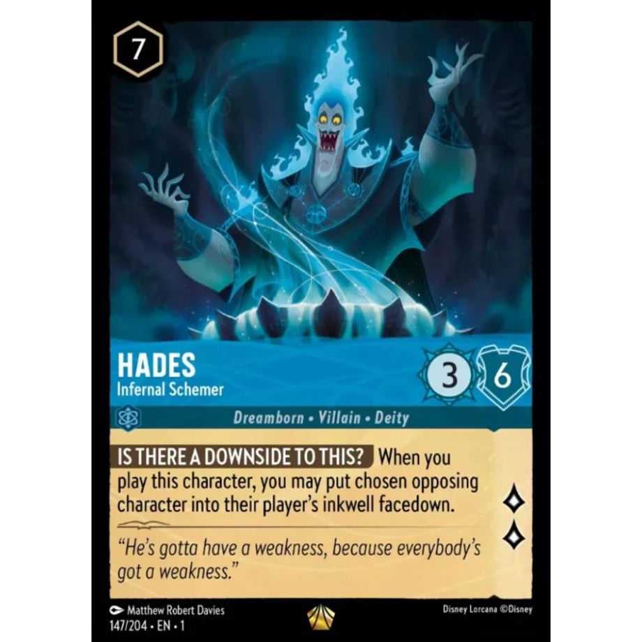 LORCANA Hades (Legendary) - 147/204-EN-1