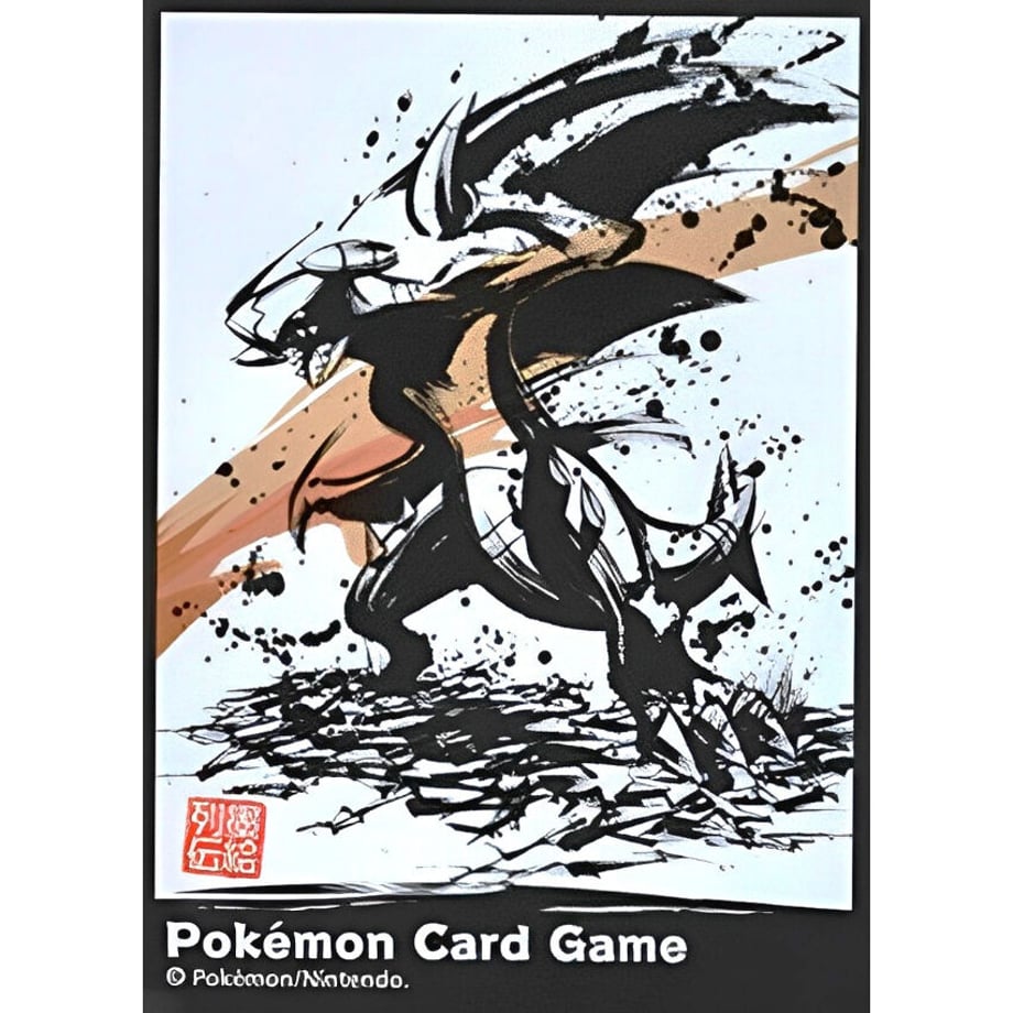 [Rose] Japanese version Pokemon Center exclusive Sumi-e Retsuden Garchomp sleeve (2019)