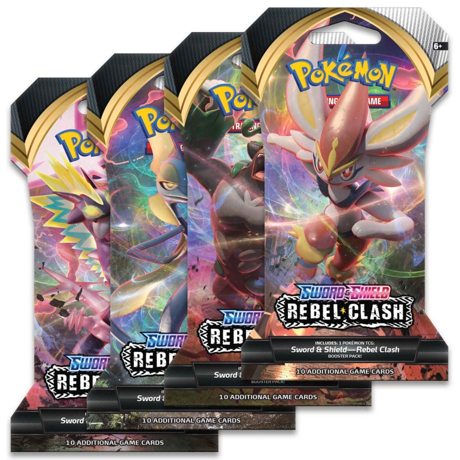 Pokemon Card Rebel Clash Sleeved Booster Pack