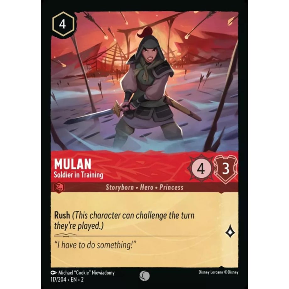 LORCANA Mulan (Soldier in Training) - 117/204-EN-2