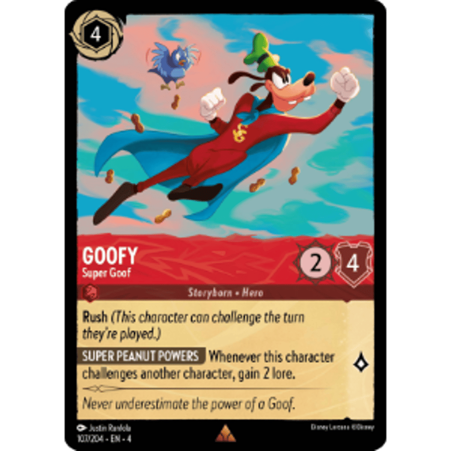 LORCANA Goofy [Rare] / Goofy (Super Goof) - 107/204-EN-4