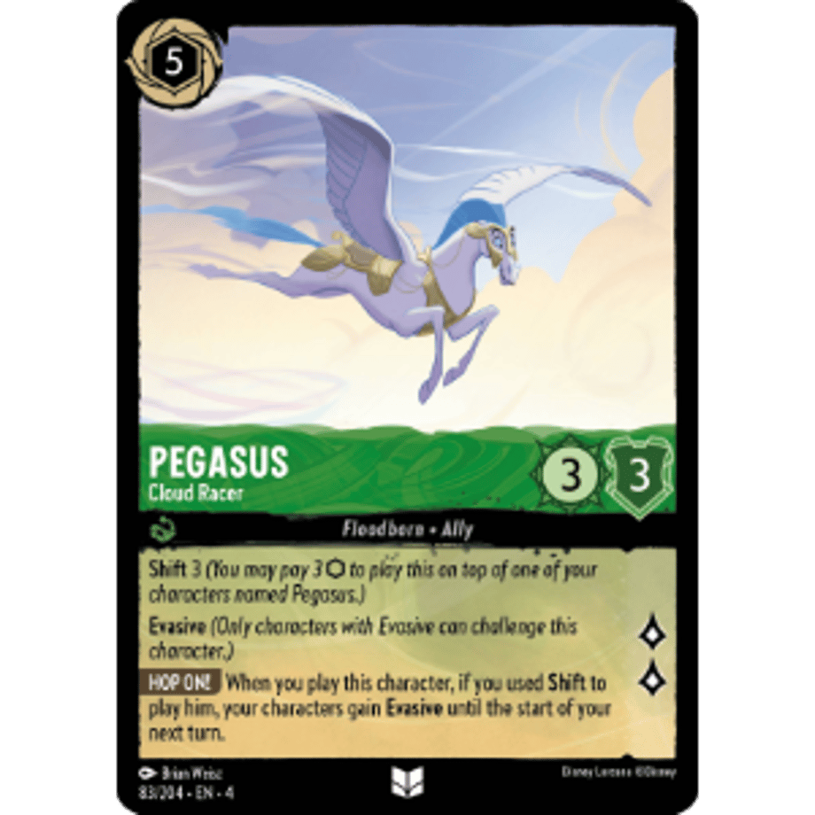 LORCANA Pegasus [Uncommon] / Pegasus (Cloud Racer) - 83/204-EN-4