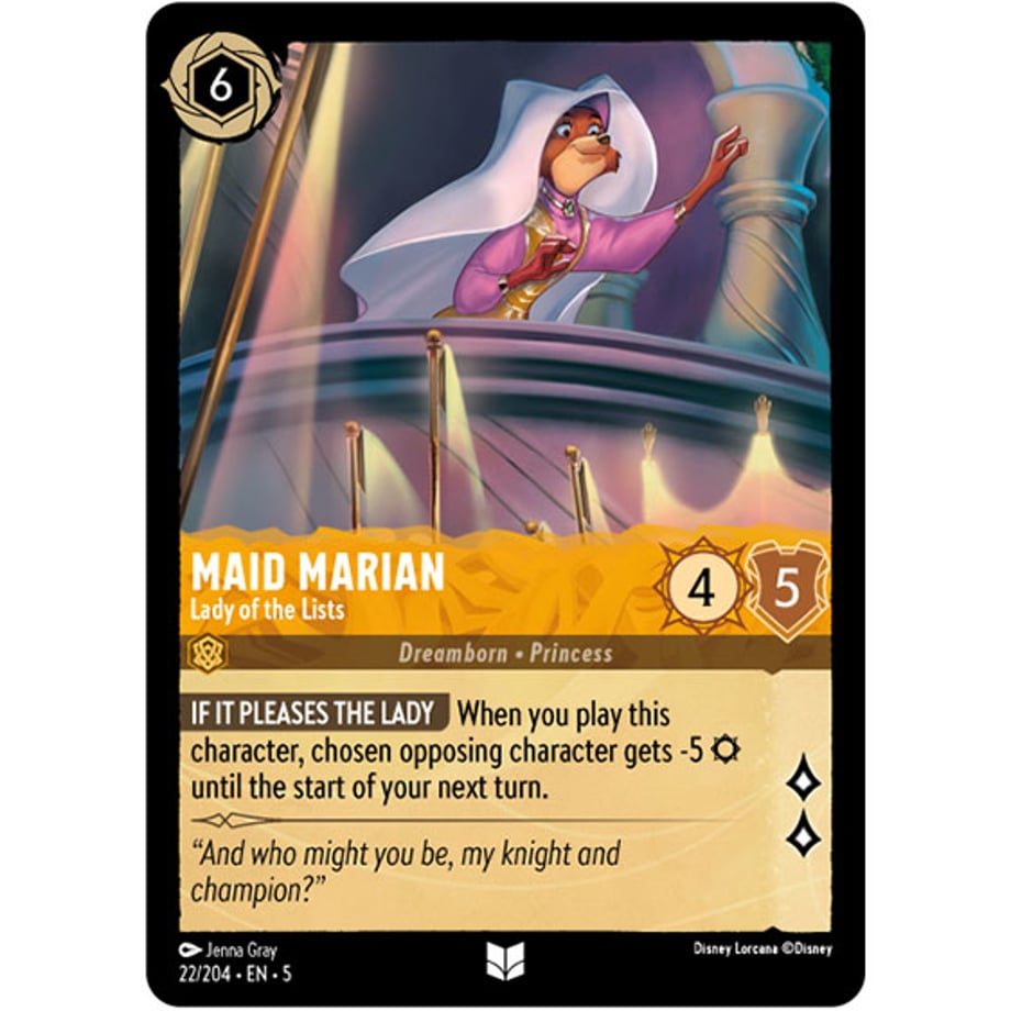 LORCANA Maid Marian (Lady of the Lists) - 22/204-EN-5