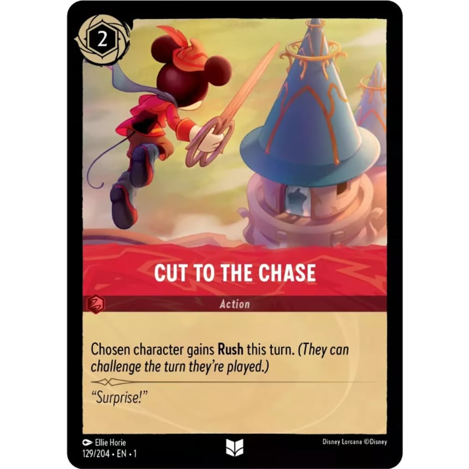 LORCANA Cut to the Chase - 129/204-EN-1(Foil)