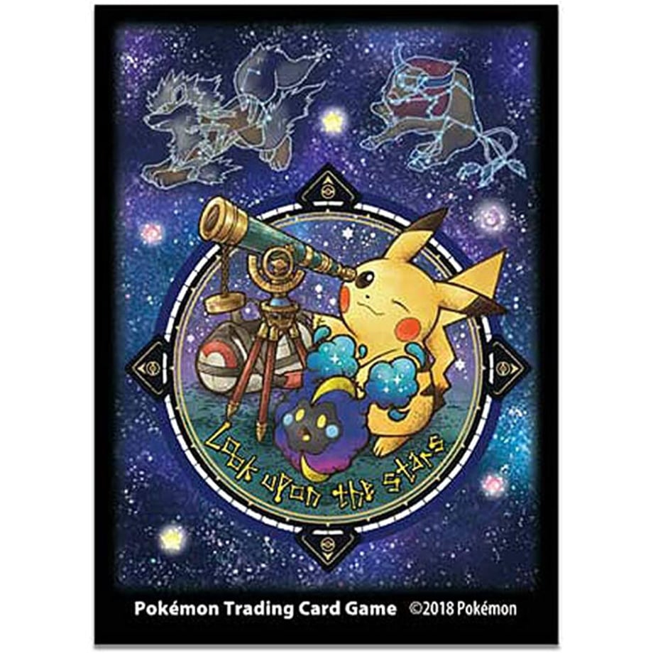 [Rose] Overseas Pokemon Center Exclusive Look Upon the Stars Sleeve (2018)