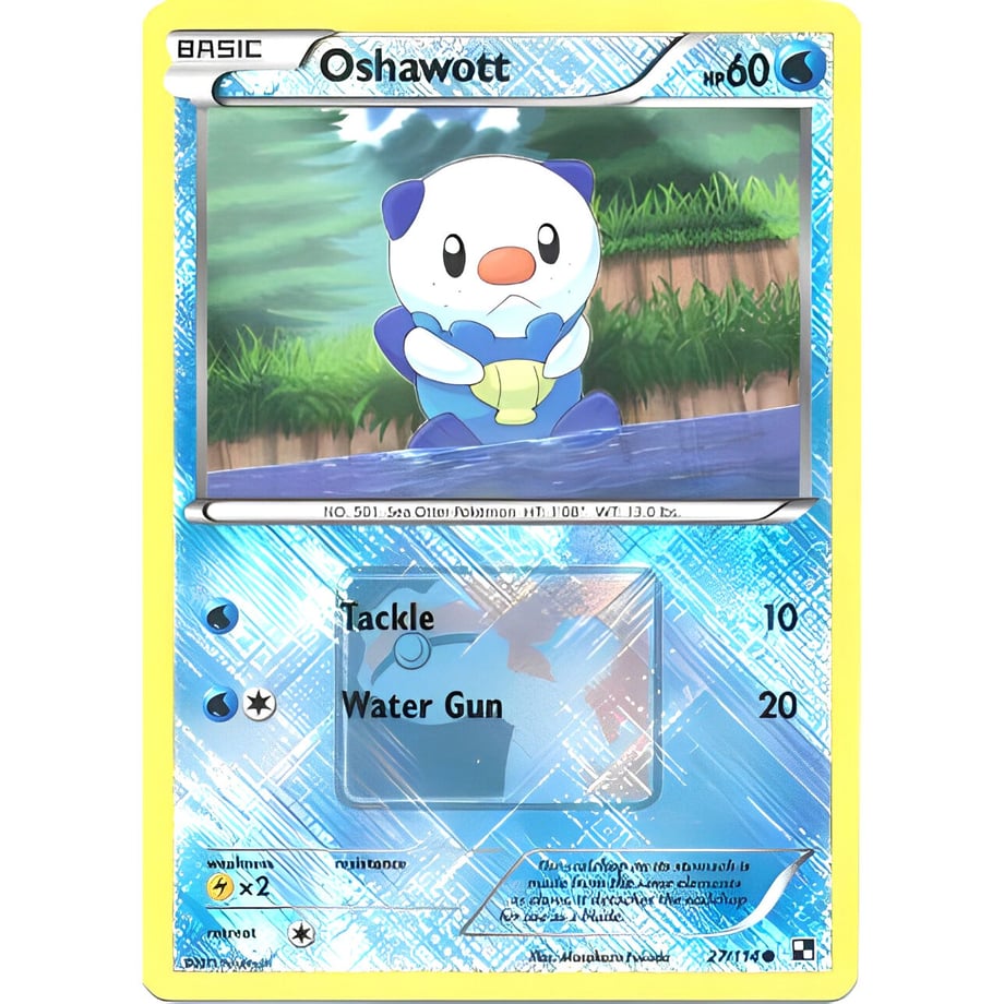 Oshawott - League &amp; Championship Cards (27/114)