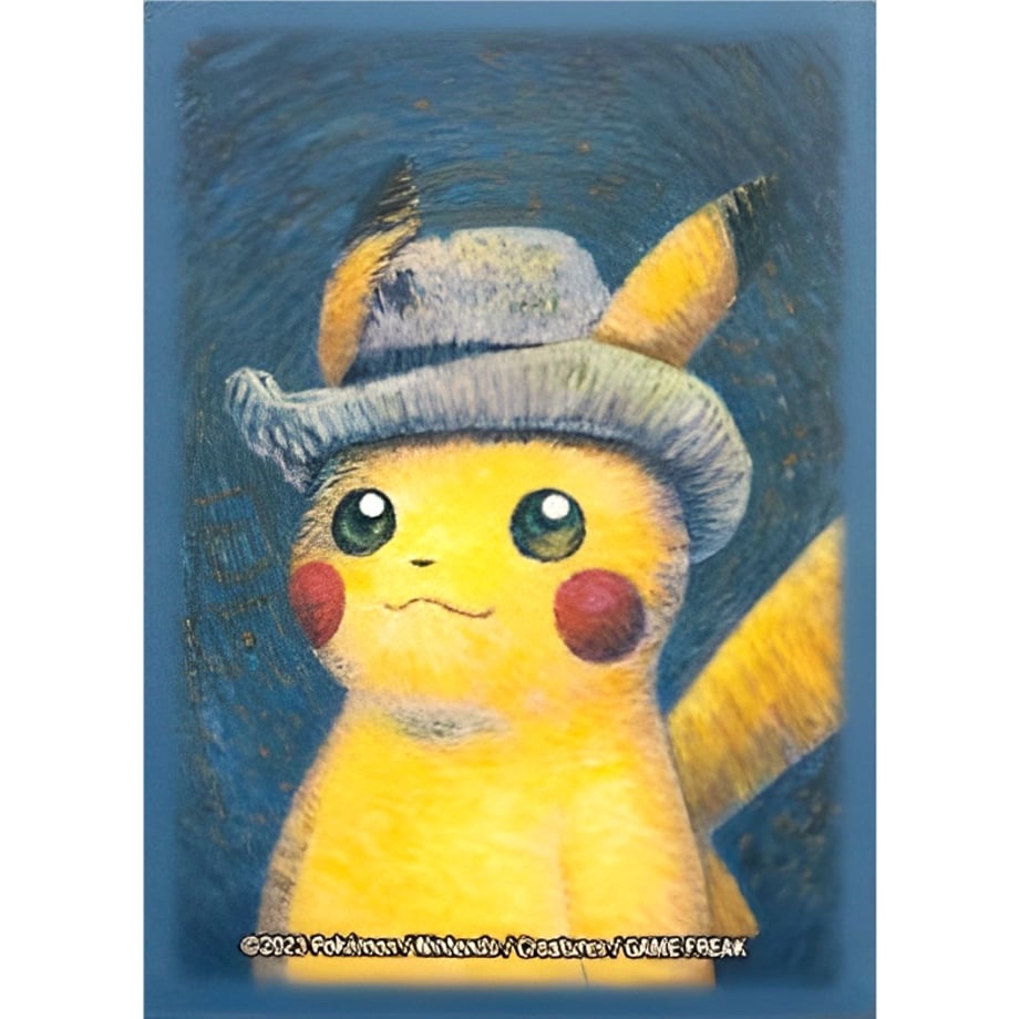 [Rose] Overseas Pokemon Center Exclusive Van Gogh x Pokemon Pikachu Sleeve (2023)