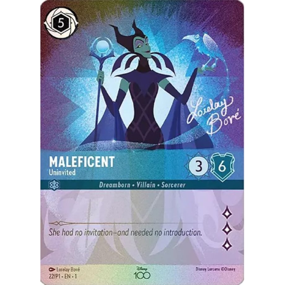 Maleficent (LORCANA Disney 100% Gift Set Promo) / Maleficent - Uninvited (22/P1-EN-2)