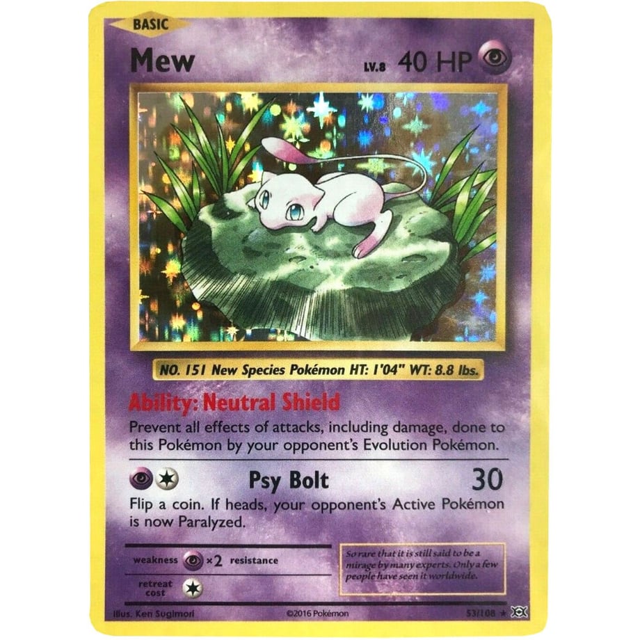 Mew【R】 / Mew - Evolutions (53/108)