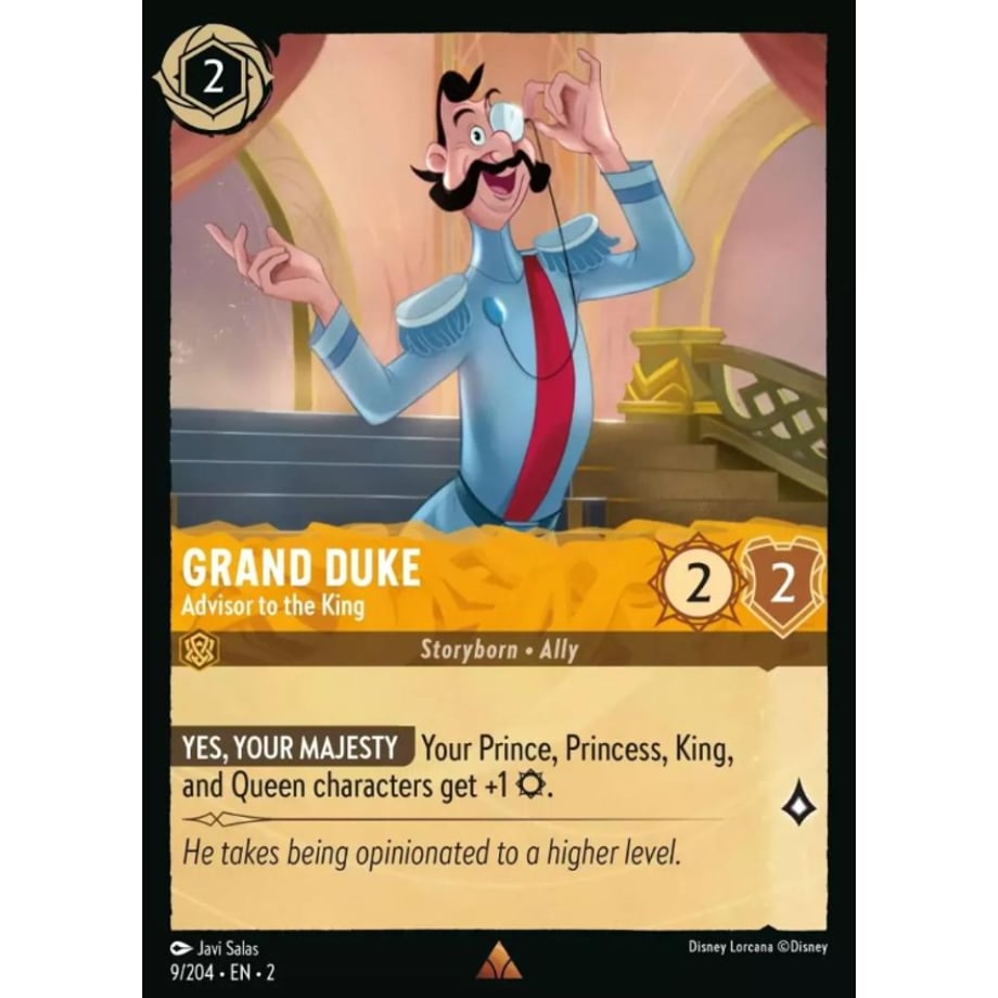 LORCANA 大公【レア】 / Grand Duke (Advisor to the King) - 9/204-EN-2