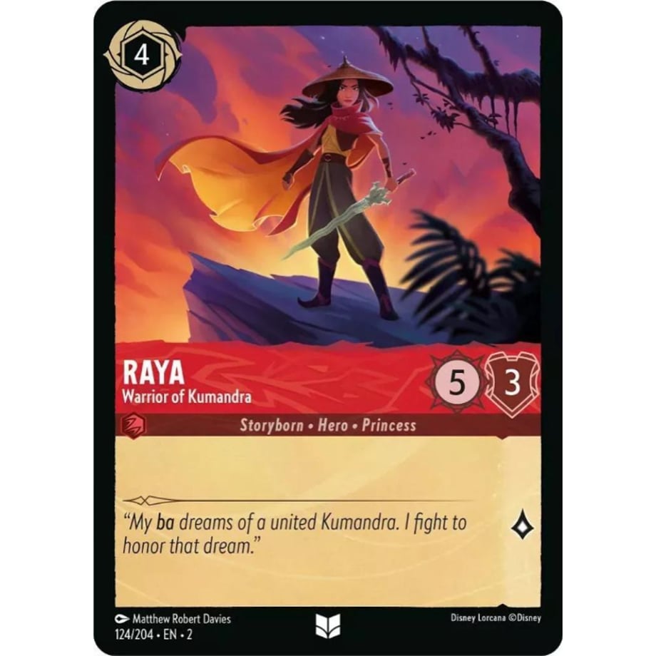 LORCANA Raya (Warrior of Kumandra) - 124/204-EN-2