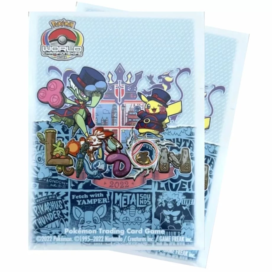 Pokemon Card WCS2022 London Sleeves (65 Cards)