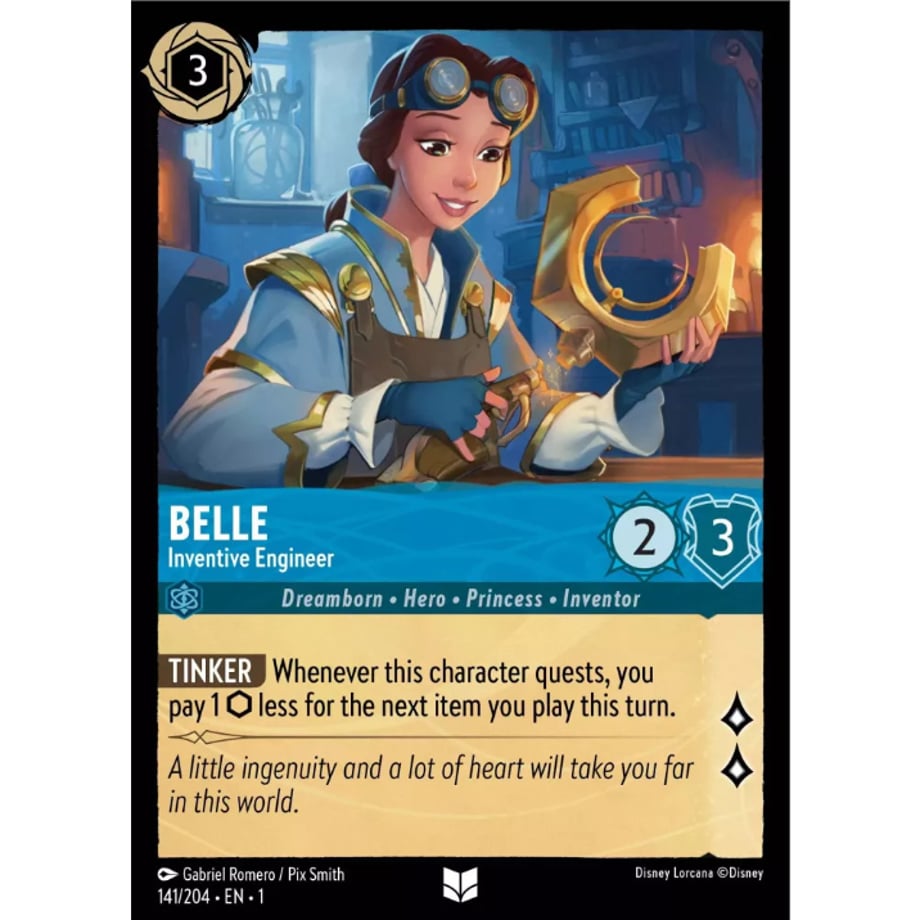 LORCANA Belle (Inventive Engineer) - 141/204-EN-1