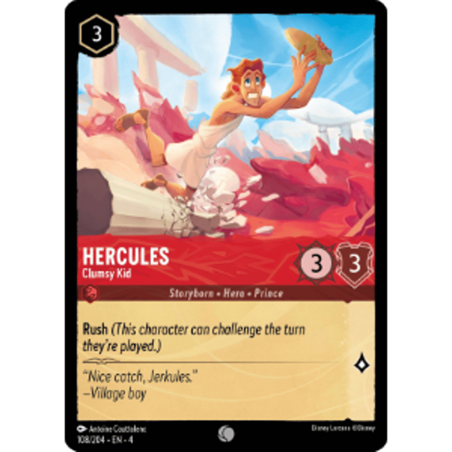 LORCANA Hercules [Common] / Hercules (Clumsy Kid) - 108/204-EN-4