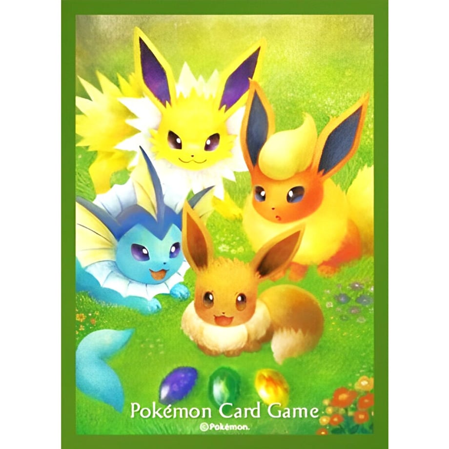 [Rose] Japanese version Pokemon Center exclusive Eevee evolution sleeve (2020)