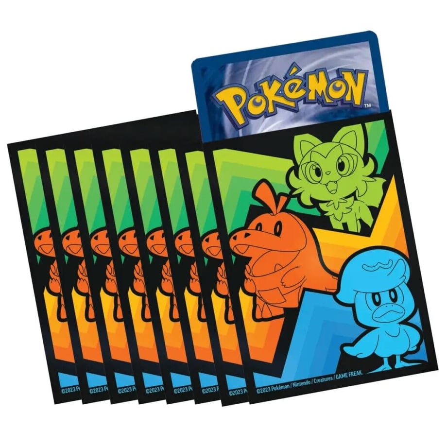 Pokemon Card Paldea Evolved Elite Trainer Box Card Sleeves (65 cards) [Nyaoha, Hogate, Quassu]