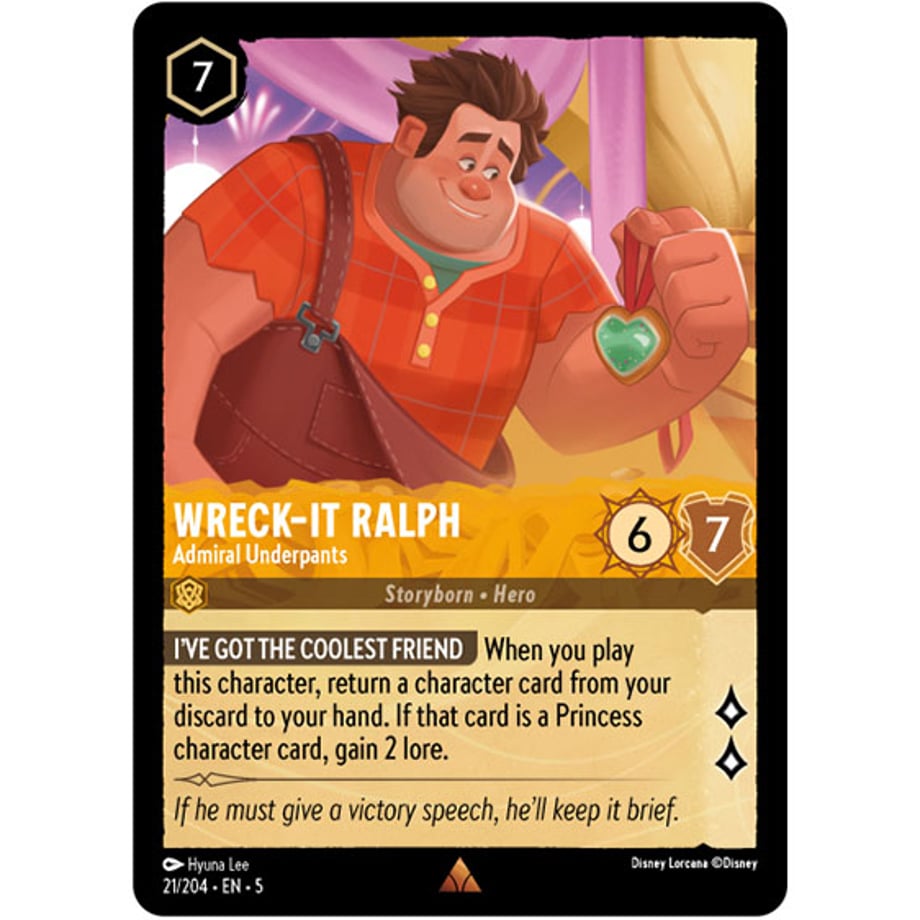 LORCANA Wreck-It Ralph (Admiral Underpants) - 21/204-EN-5