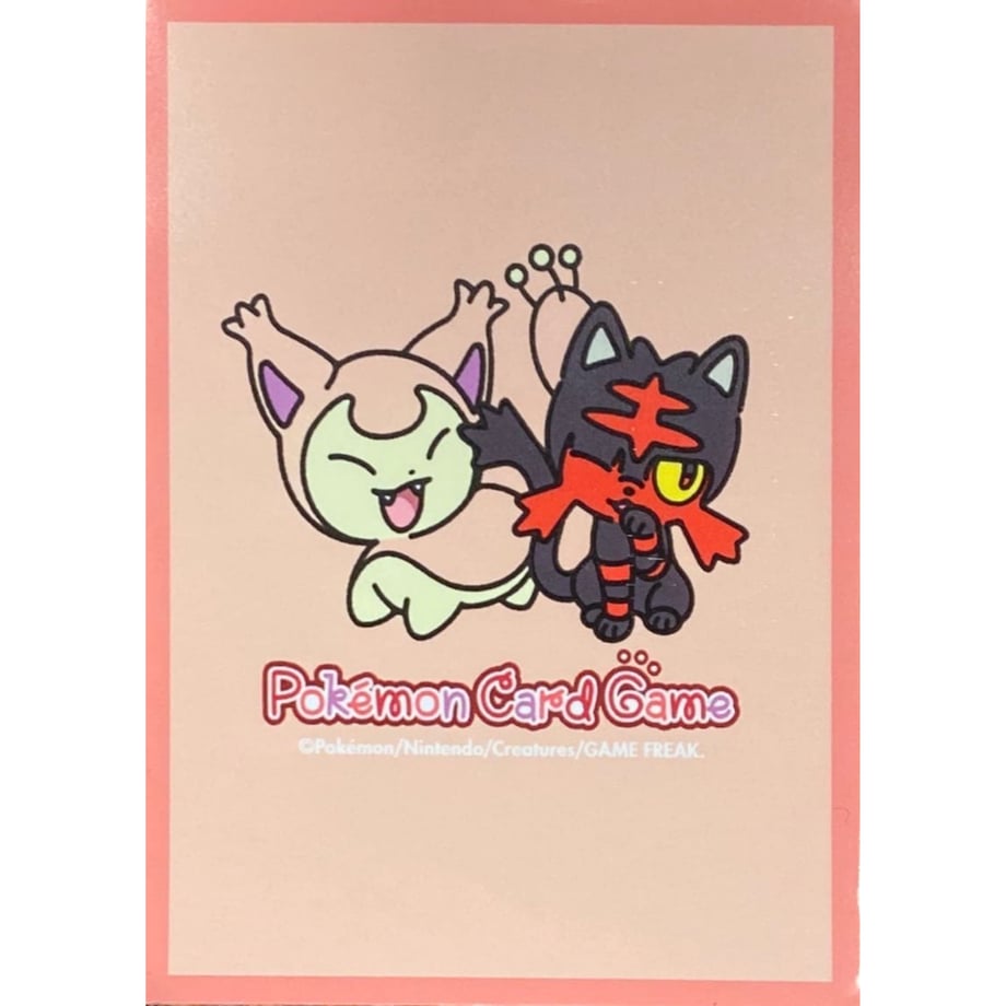 [Rose] Japanese Pokemon Center Exclusive Litten &amp; Eneko Sleeve (2024)