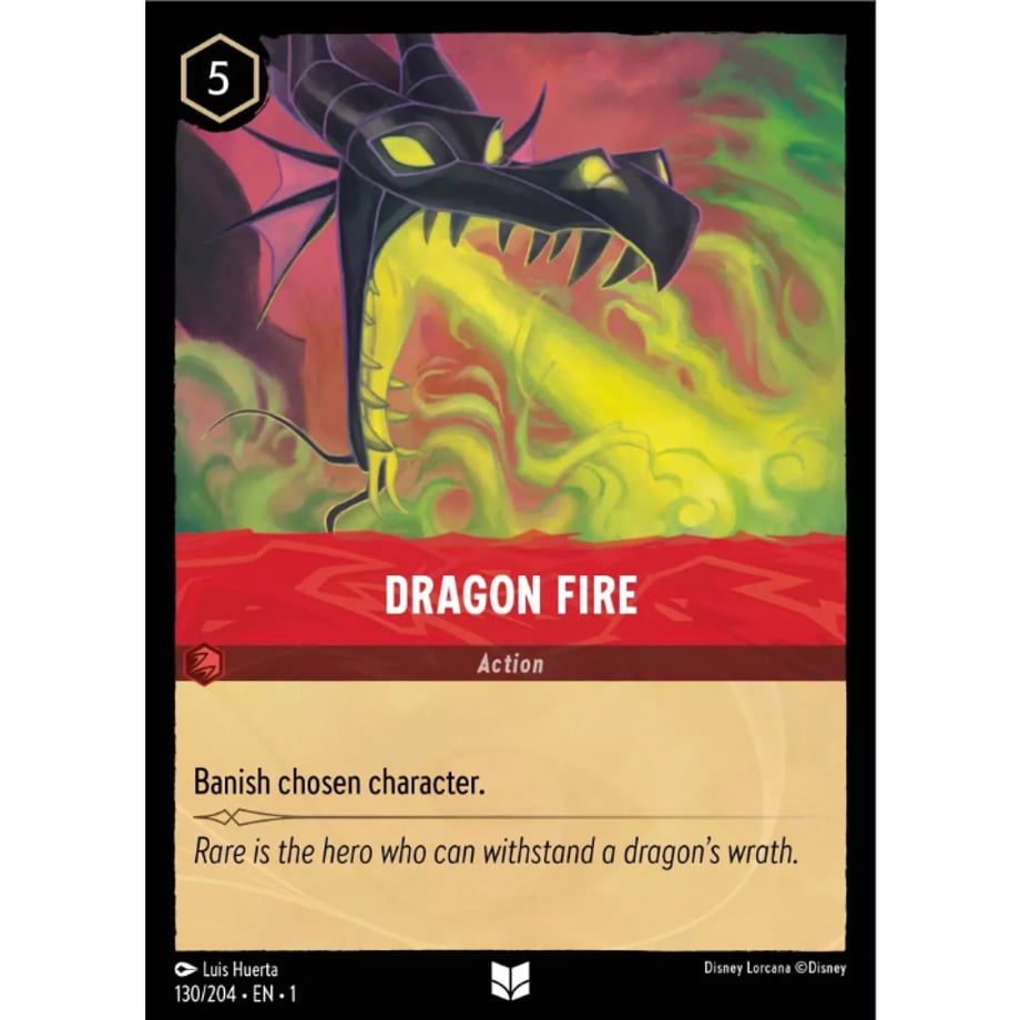 LORCANA Dragon Fire [Uncommon] - 130/204-EN-1