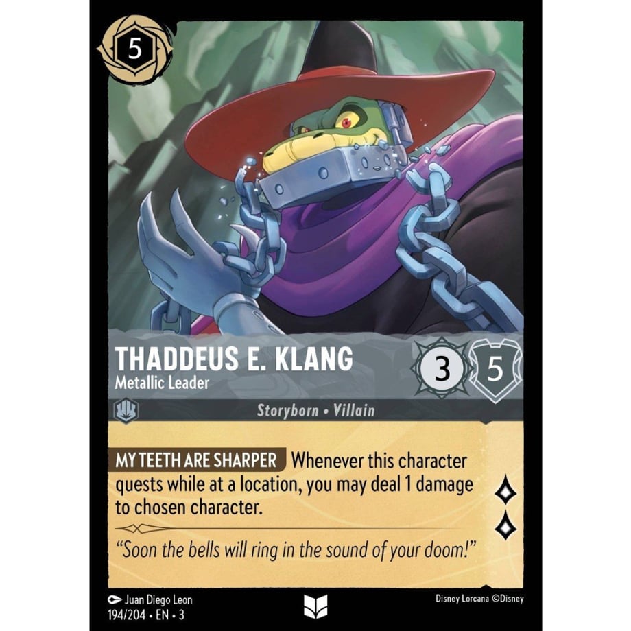 LORCANA Thaddeus E. Klang (Metallic Leader) - 194/204-EN-3