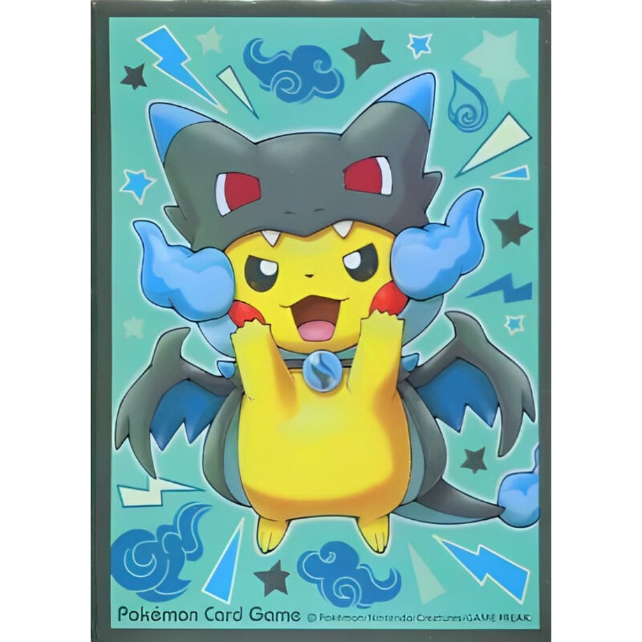 [Rose] Japanese edition BOX exclusive Pikachu wearing Mega Charizard X poncho sleeve (2016)