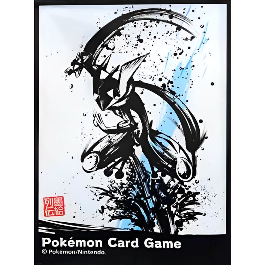 [Rose] Japanese version Pokemon Center exclusive Sumi-e Retsuden Greninja sleeve (2019)