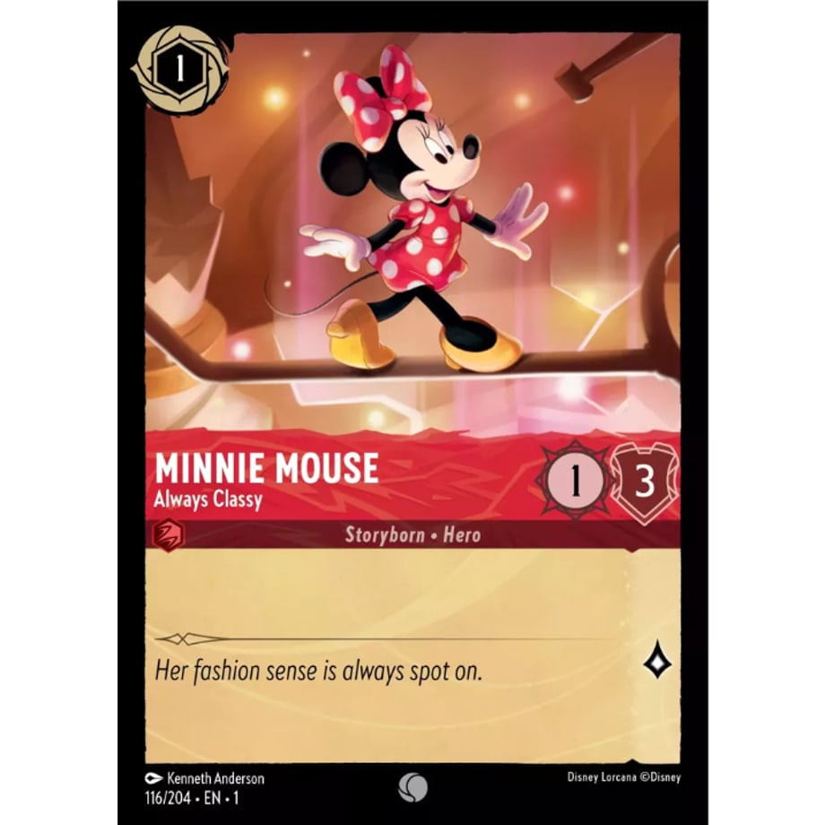 LORCANA Minnie Mouse (Always Classy) - 116/204-EN-1