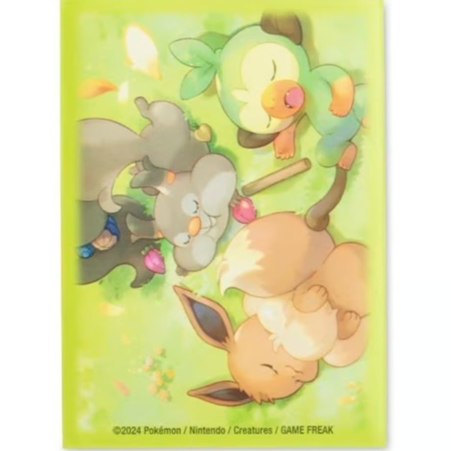 [Rose] Overseas Pokemon Center Exclusive "Thank you for your hard work" Sleeve (2024)